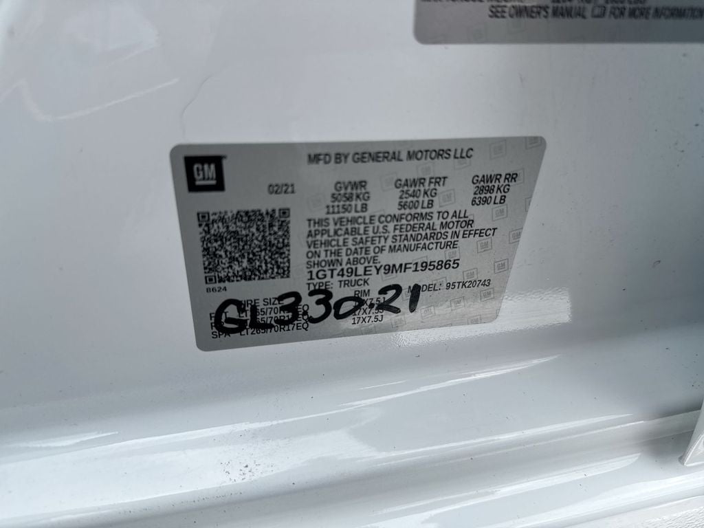 2021 GMC Sierra 2500HD Base