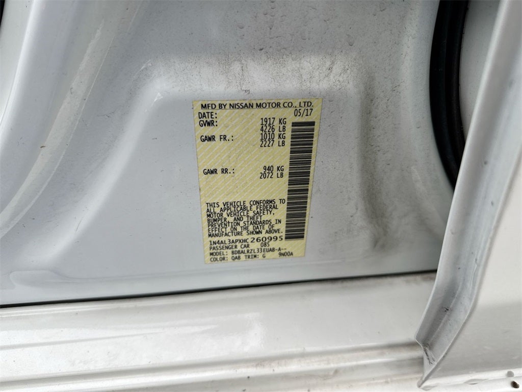 2017 Nissan Altima 2.5 SL