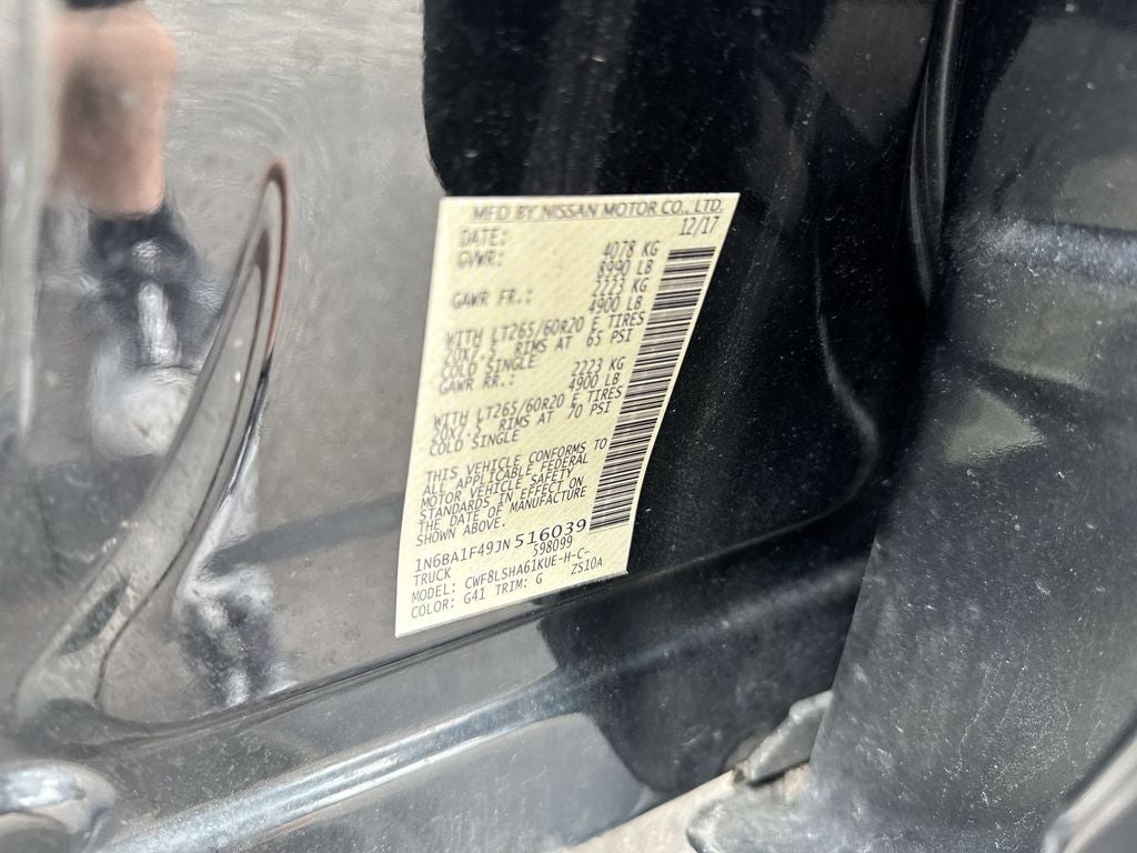 2018 Nissan Titan XD SV