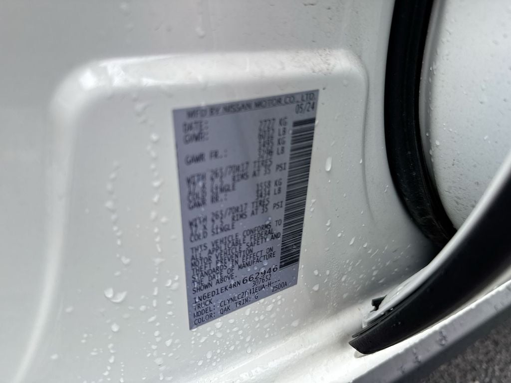 2024 Nissan Frontier SV