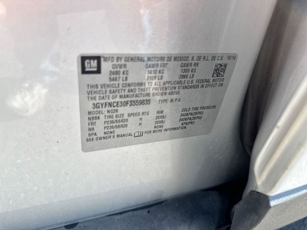 2015 Cadillac SRX Performance