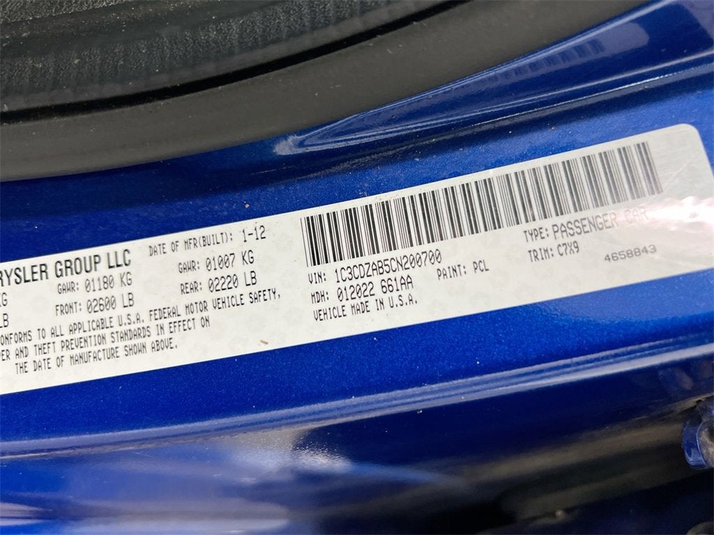 2012 Dodge Avenger SE