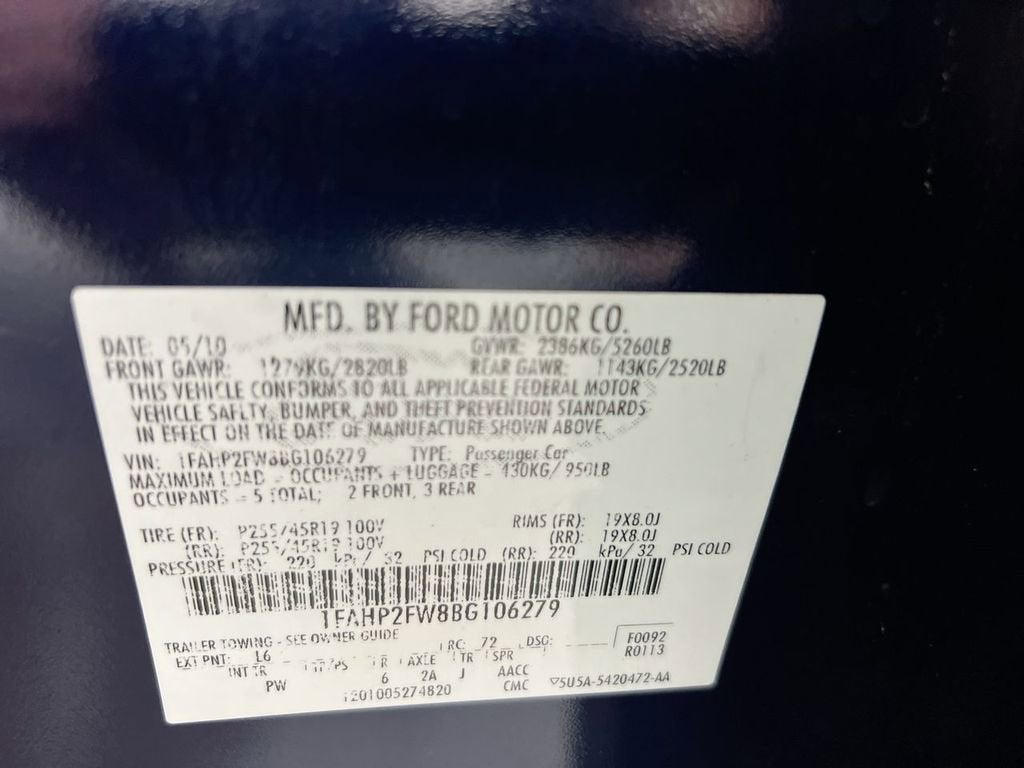 2011 Ford Taurus Limited