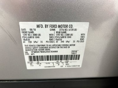 2018 Ford Explorer Base