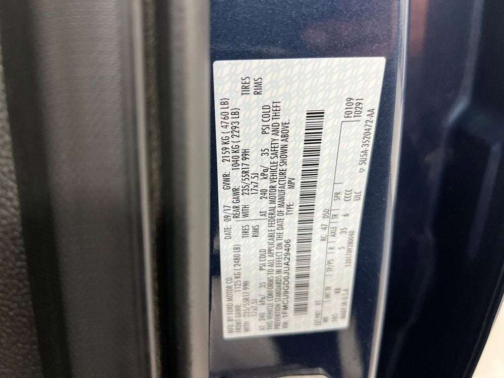 2018 Ford Escape SE