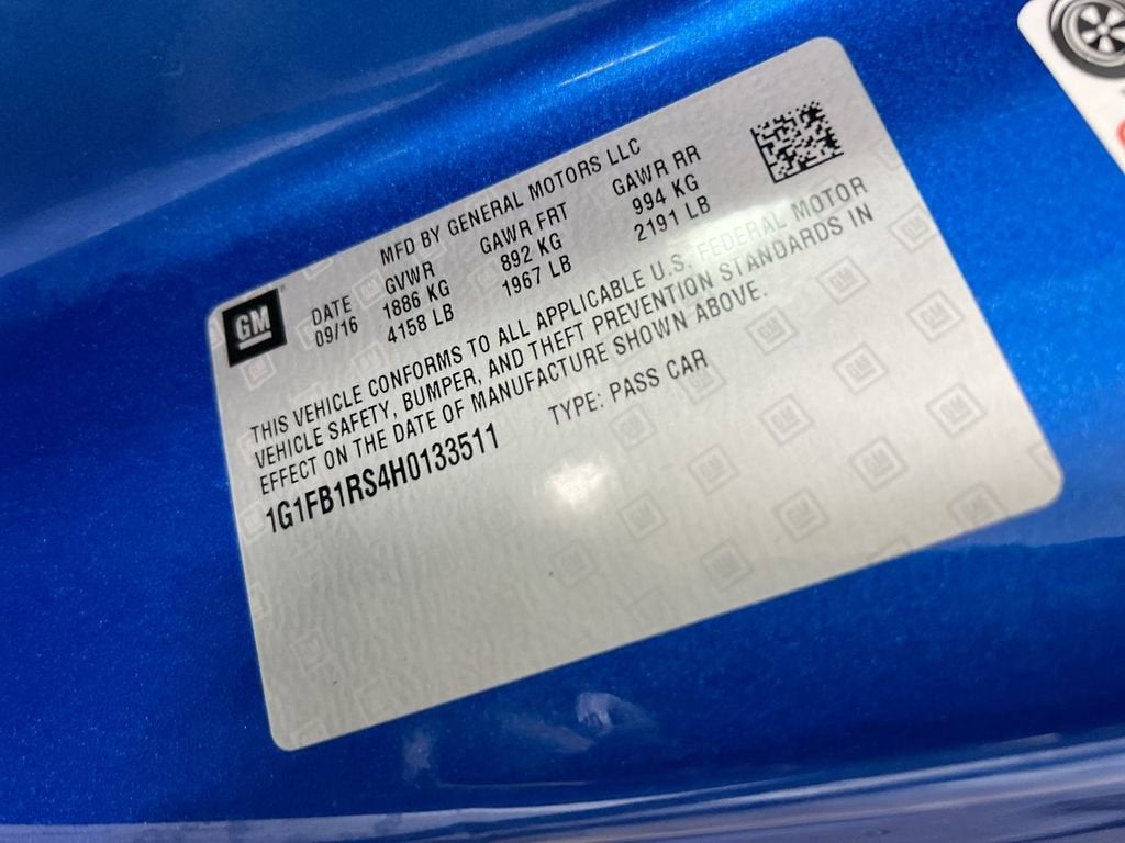 2017 Chevrolet Camaro 1LT