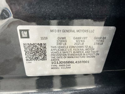 2020 Chevrolet Sonic LT Sedan