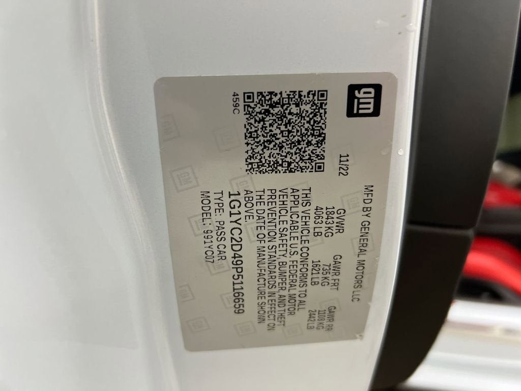 2023 Chevrolet Corvette Stingray 3LT