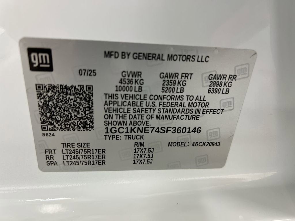 2025 Chevrolet Silverado 2500 HD LT