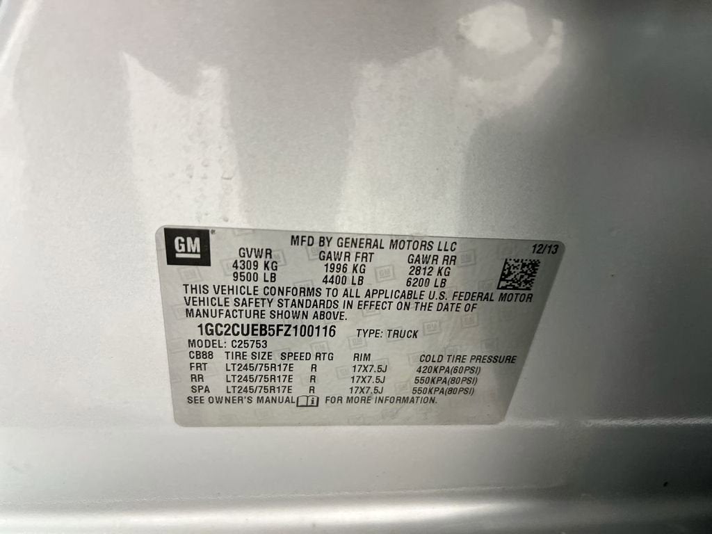 2015 Chevrolet Silverado 2500 HD Work Truck