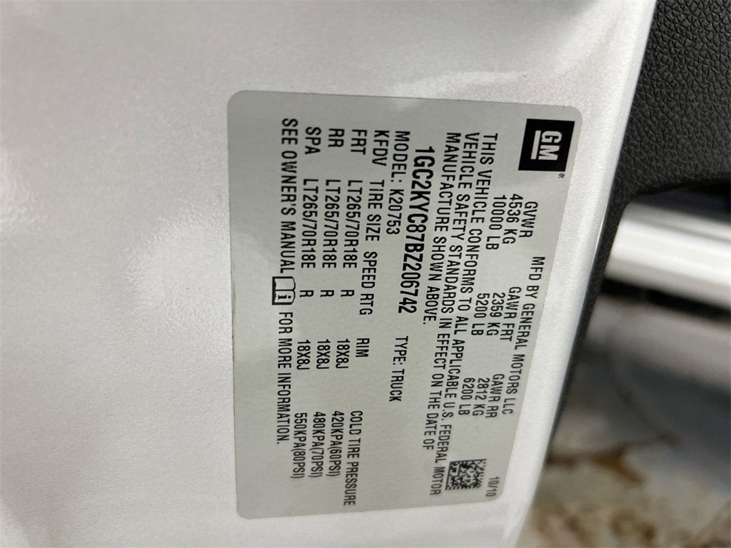 2011 Chevrolet Silverado 2500 HD LTZ