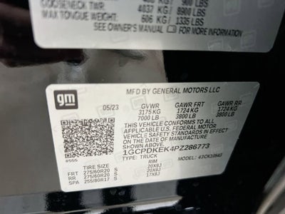 2023 Chevrolet Silverado 1500 LT (2FL)