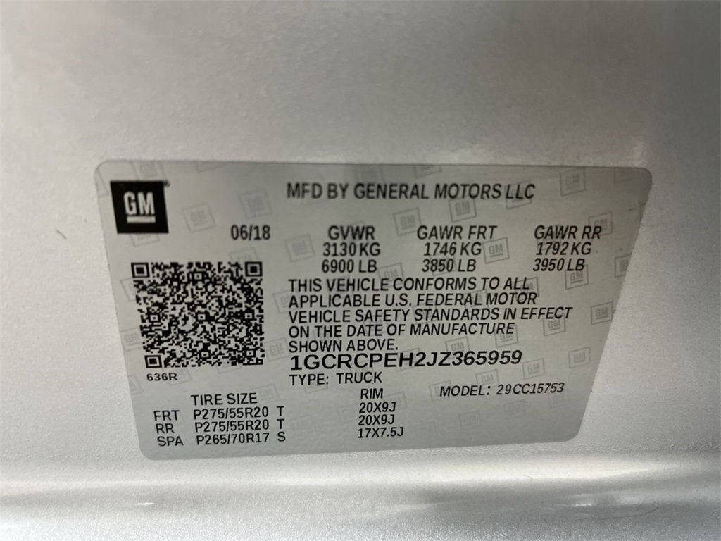 2018 Chevrolet Silverado 1500 Custom