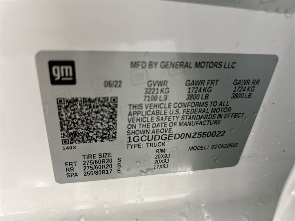 2022 Chevrolet Silverado 1500 LTZ