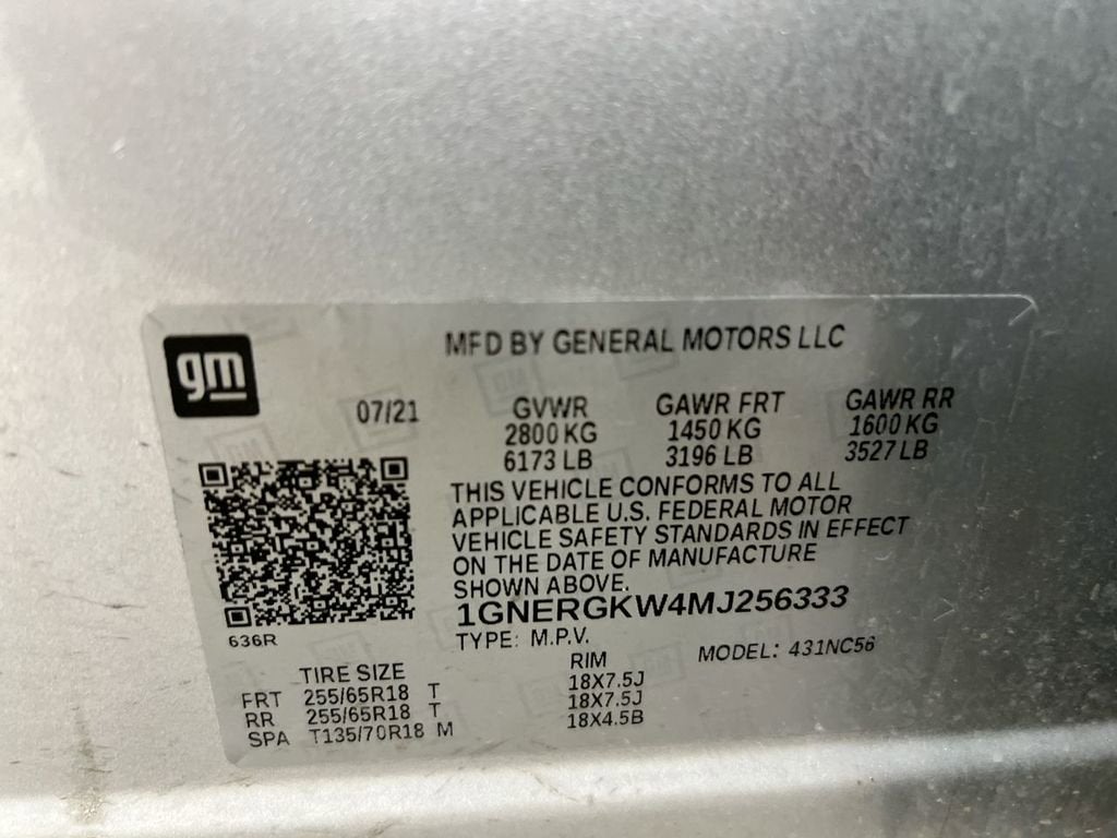 2021 Chevrolet Traverse LT Cloth