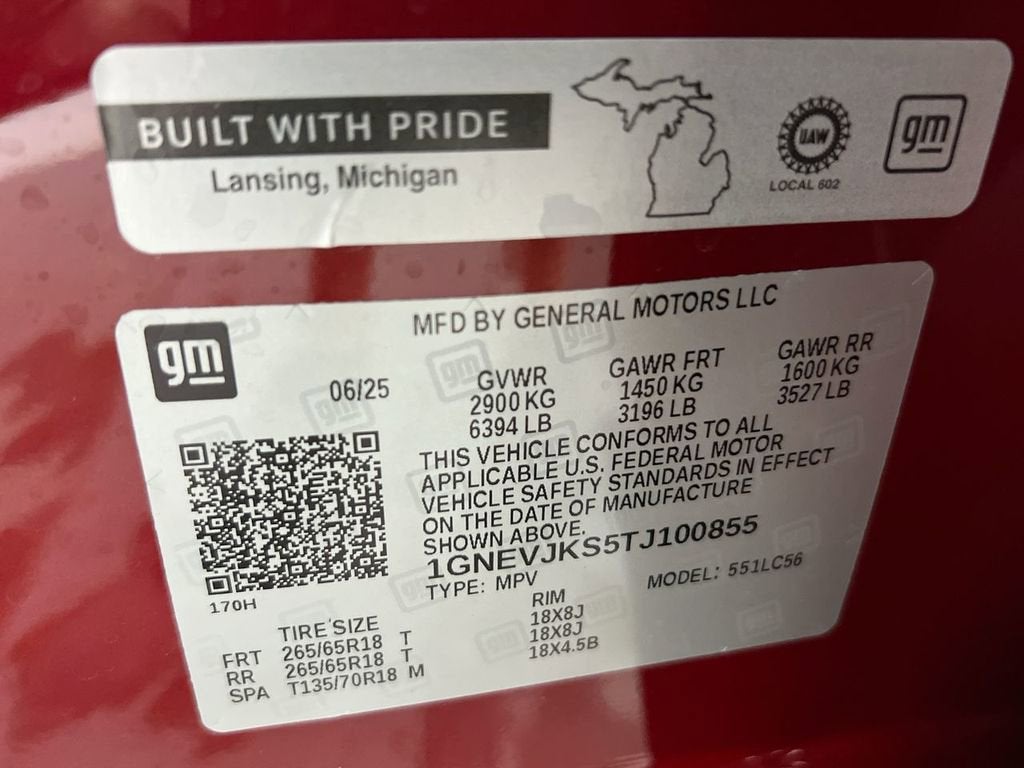 2026 Chevrolet Traverse Z71