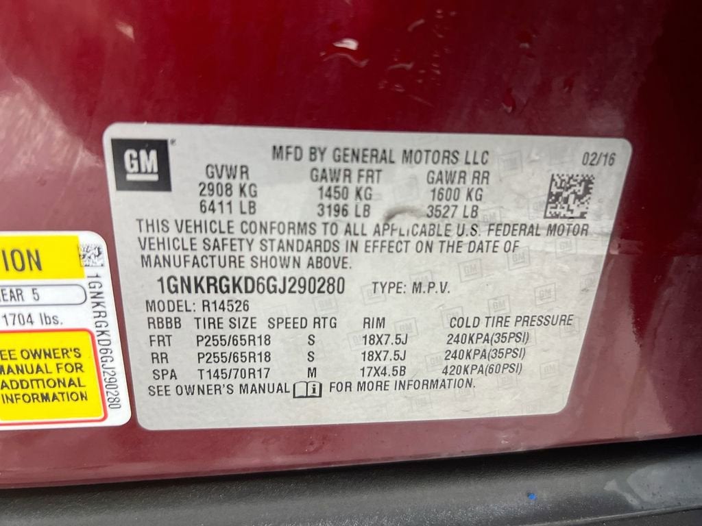 2016 Chevrolet Traverse LT