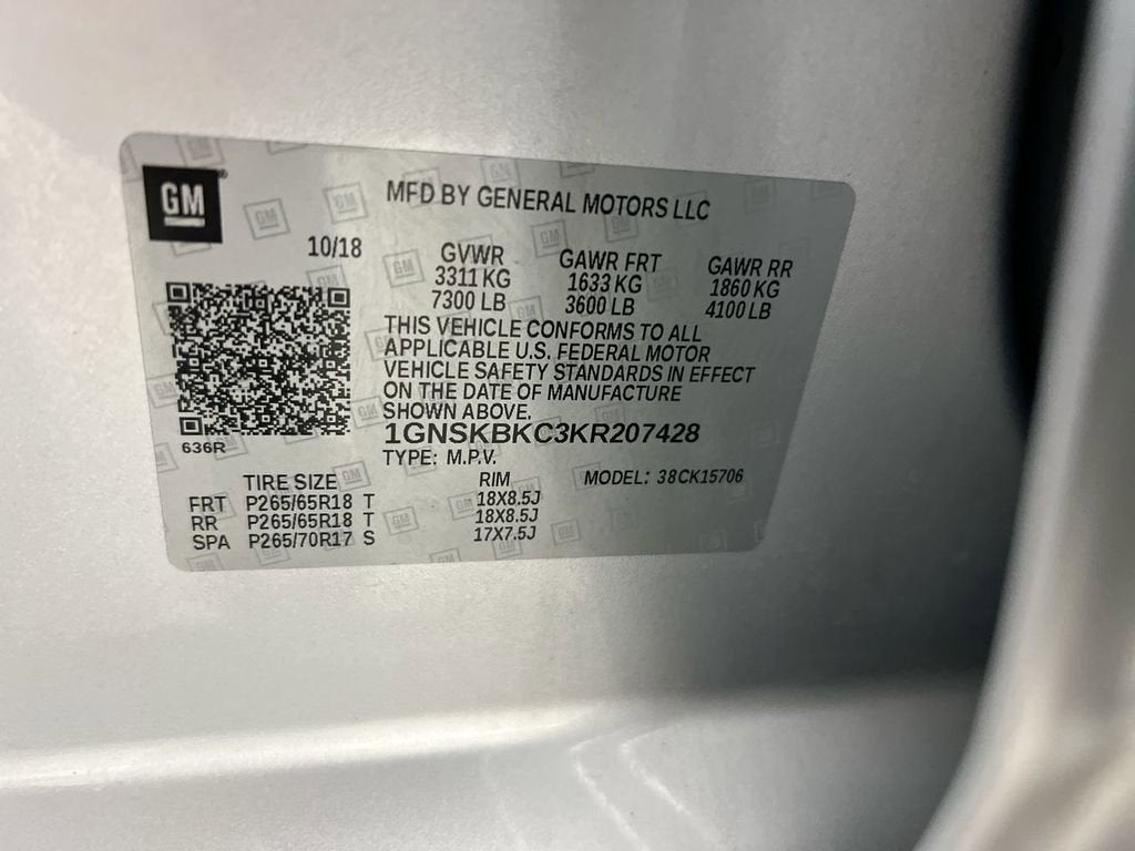 2019 Chevrolet Tahoe LT