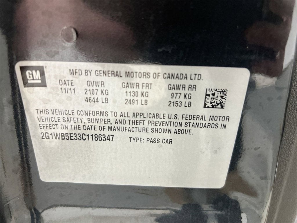 2012 Chevrolet Impala LT Retail