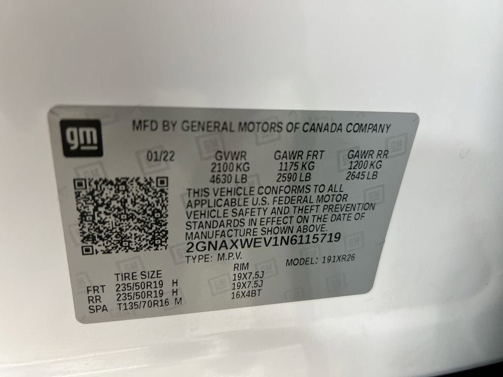2022 Chevrolet Equinox RS