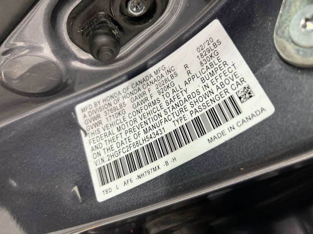 2020 Honda Civic Sedan LX