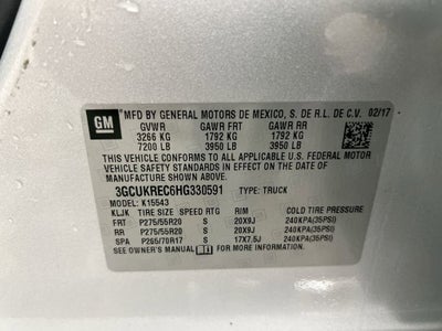 2017 Chevrolet Silverado 1500 LT