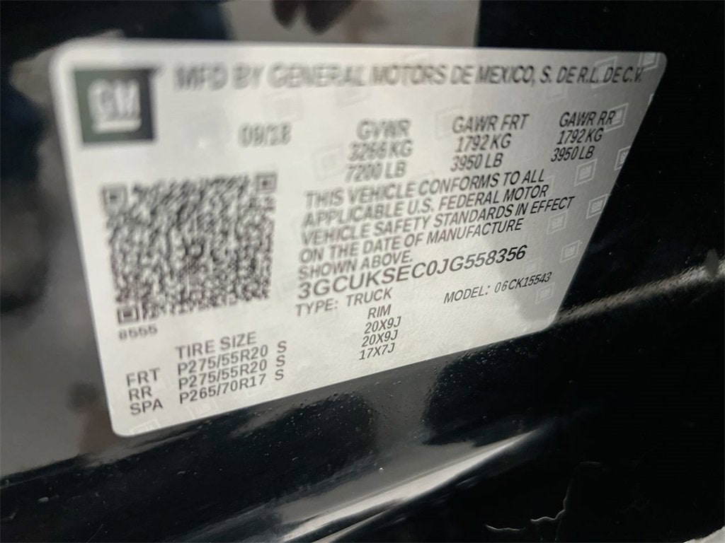 2018 Chevrolet Silverado 1500 LTZ