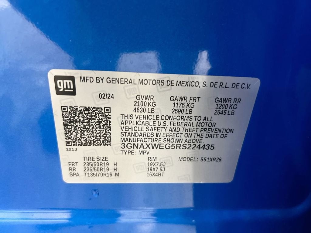 2024 Chevrolet Equinox RS