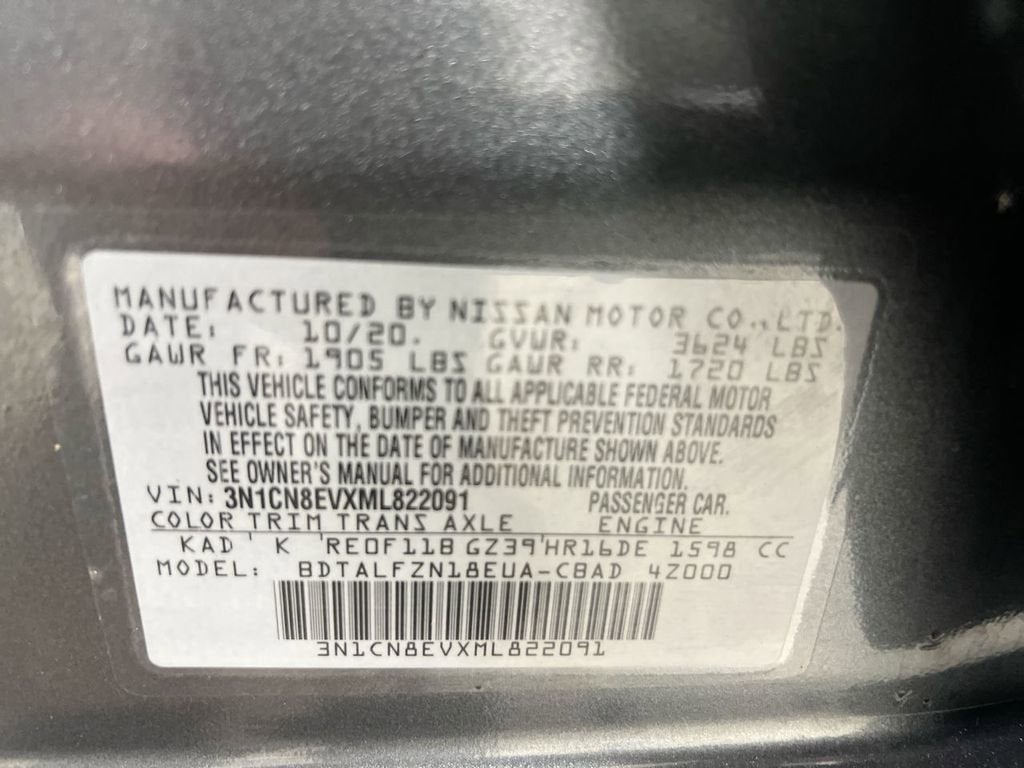 2021 Nissan Versa SV