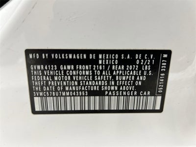 2021 Volkswagen Jetta S