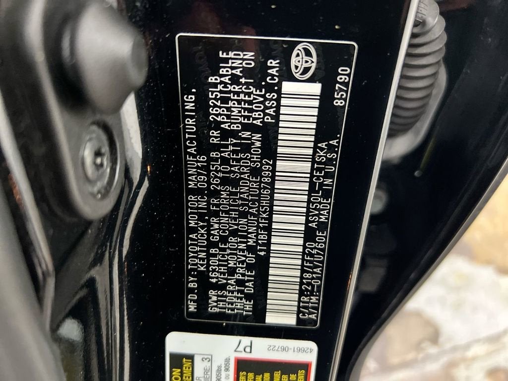 2017 Toyota Camry XLE