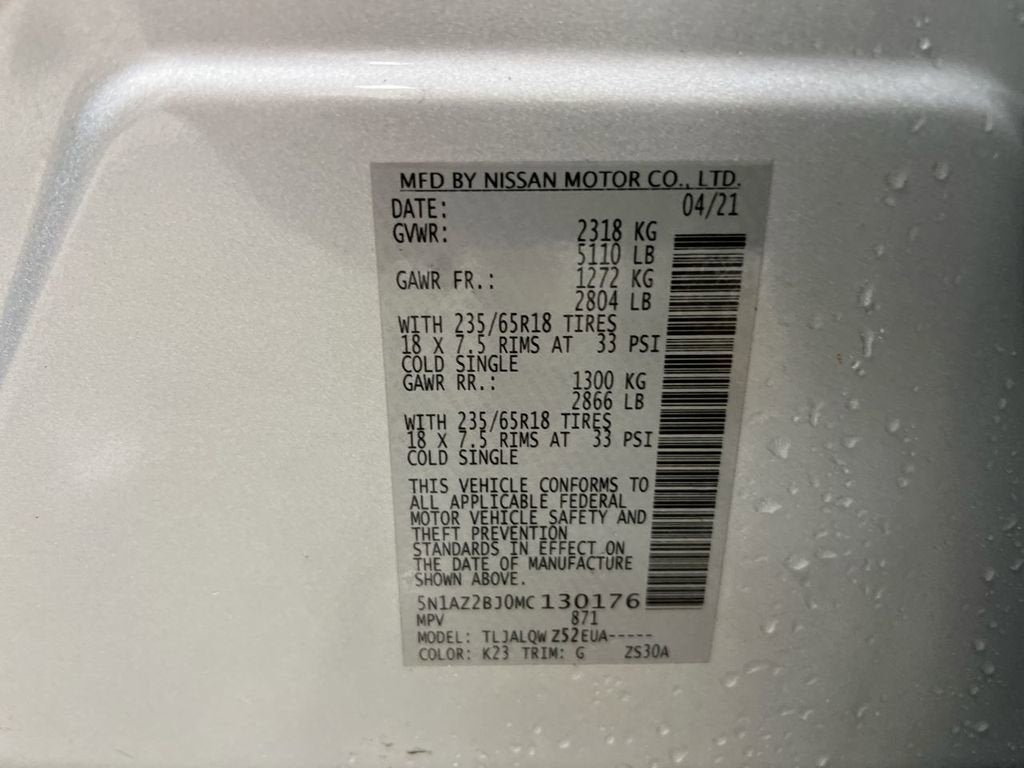 2021 Nissan Murano SV