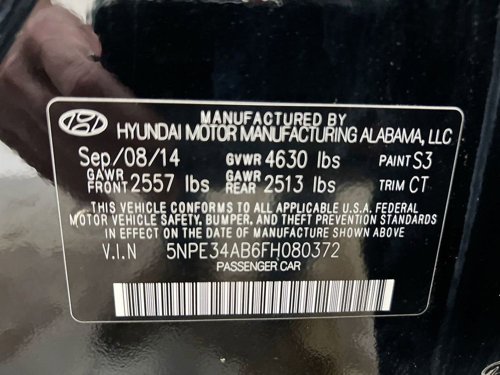 2015 Hyundai Sonata 2.0T Sport