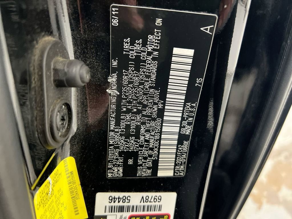 2011 Toyota Sienna LE AAS