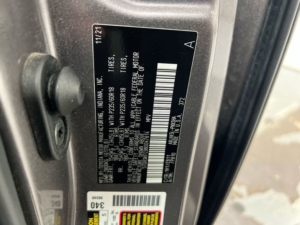 2022 Toyota Sienna XSE