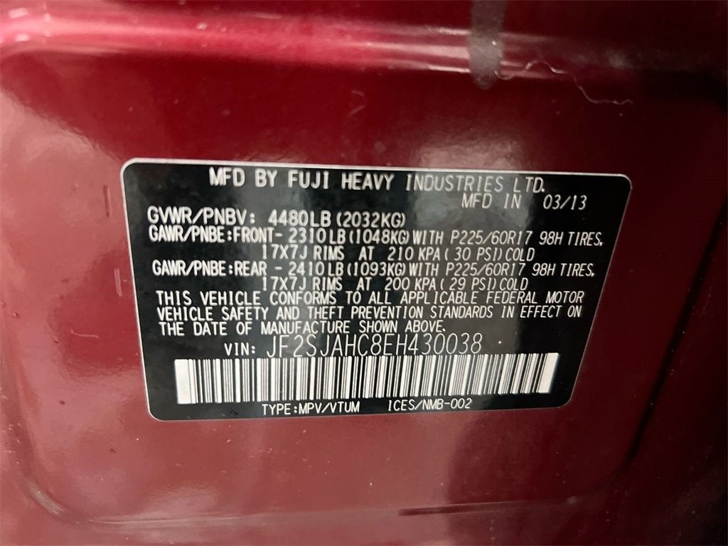 2014 Subaru Forester 2.5i Limited