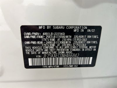 2022 Subaru Forester Premium