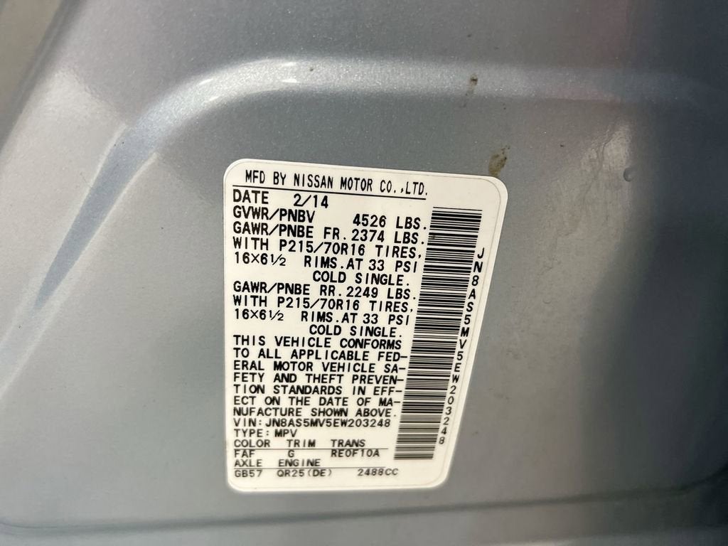 2014 Nissan Rogue Select S