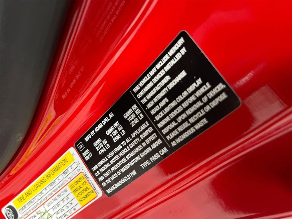 2017 Buick Cascada Sport Touring