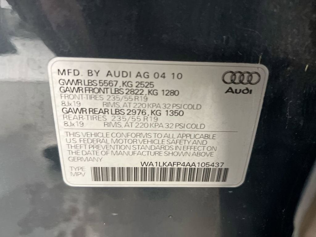 2010 Audi Q5 Premium Plus