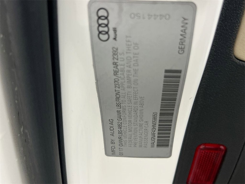 2017 Audi A4 Premium