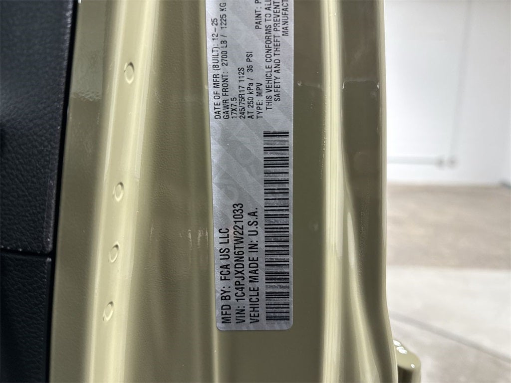 2026 Jeep Wrangler Sport