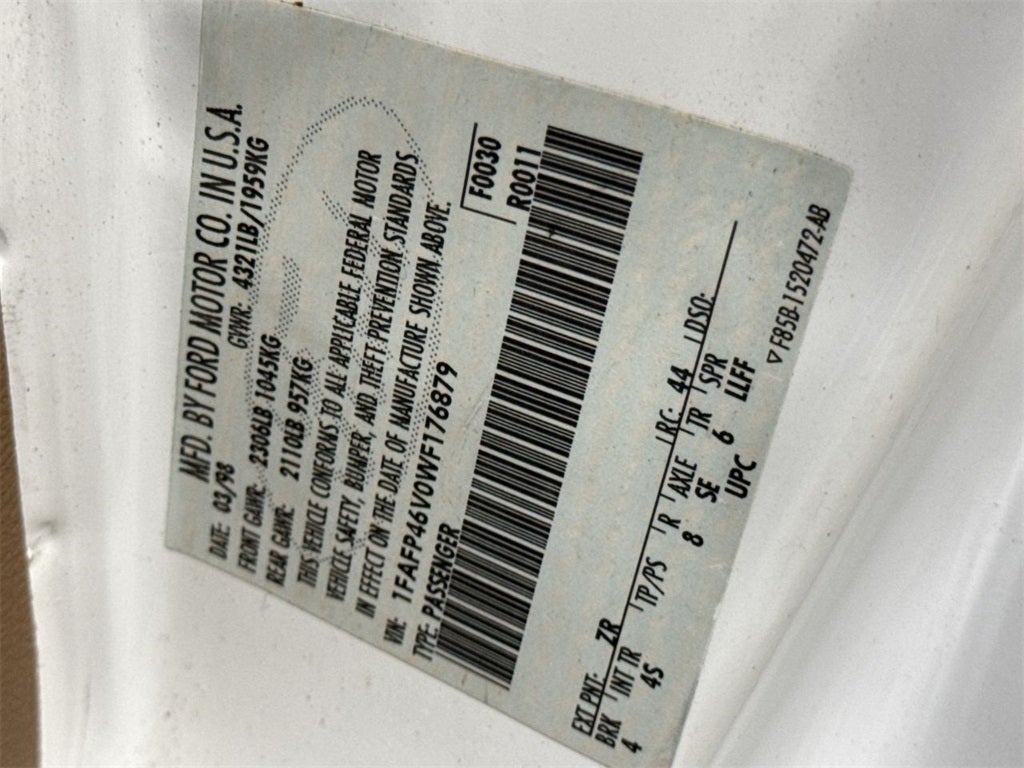 1998 Ford Mustang Cobra