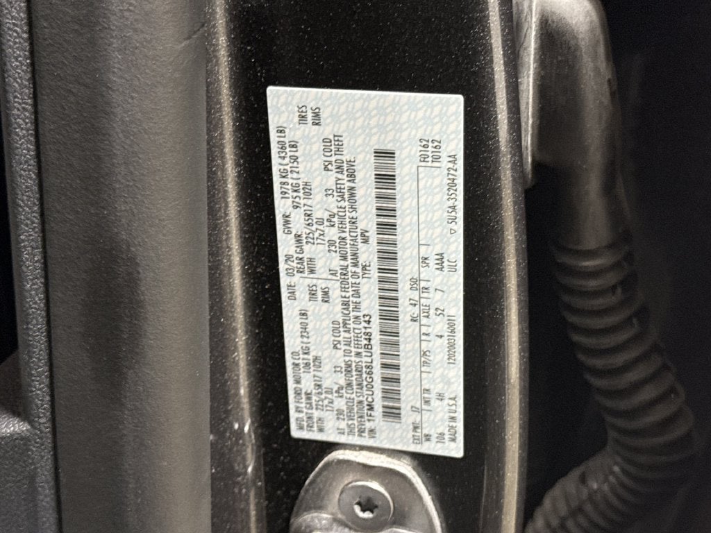 2020 Ford Escape SE
