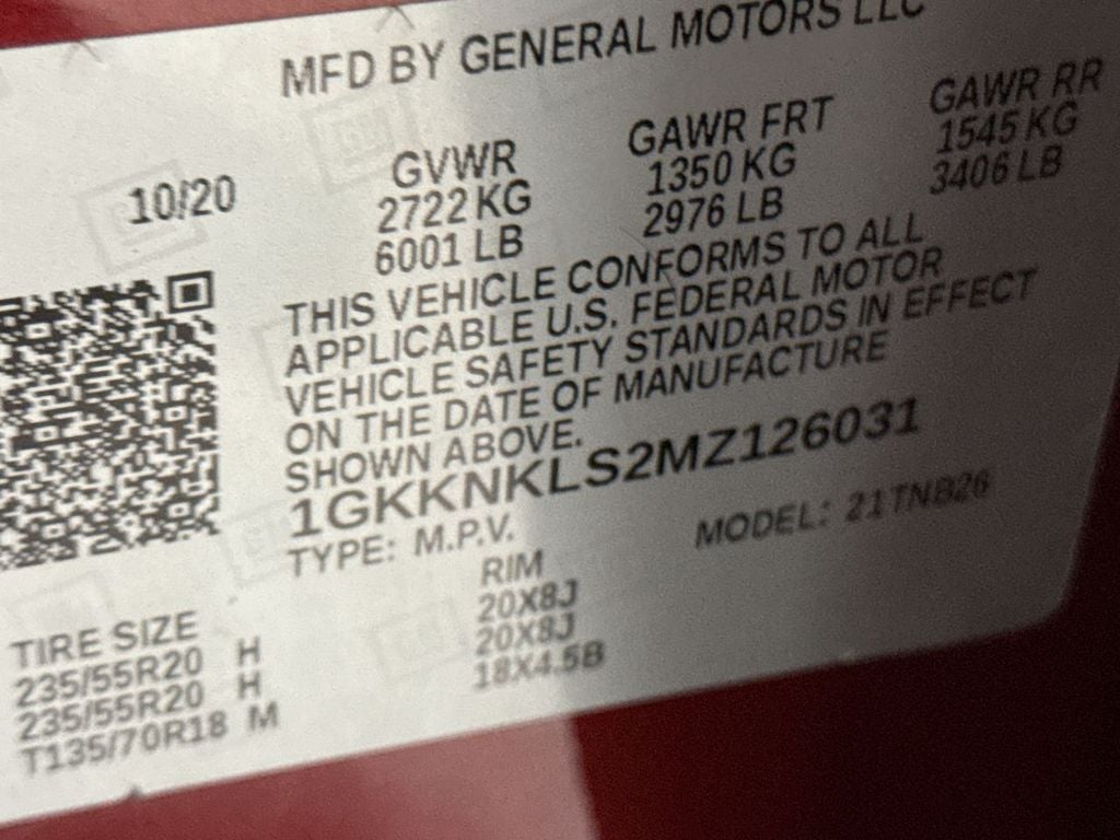 2021 GMC Acadia SLE