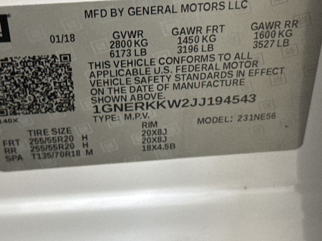 2018 Chevrolet Traverse Premier