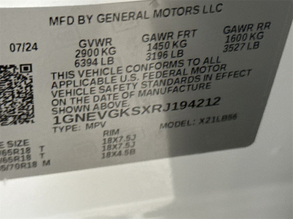 2024 Chevrolet Traverse 2LT