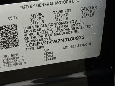 2022 Chevrolet Traverse LT