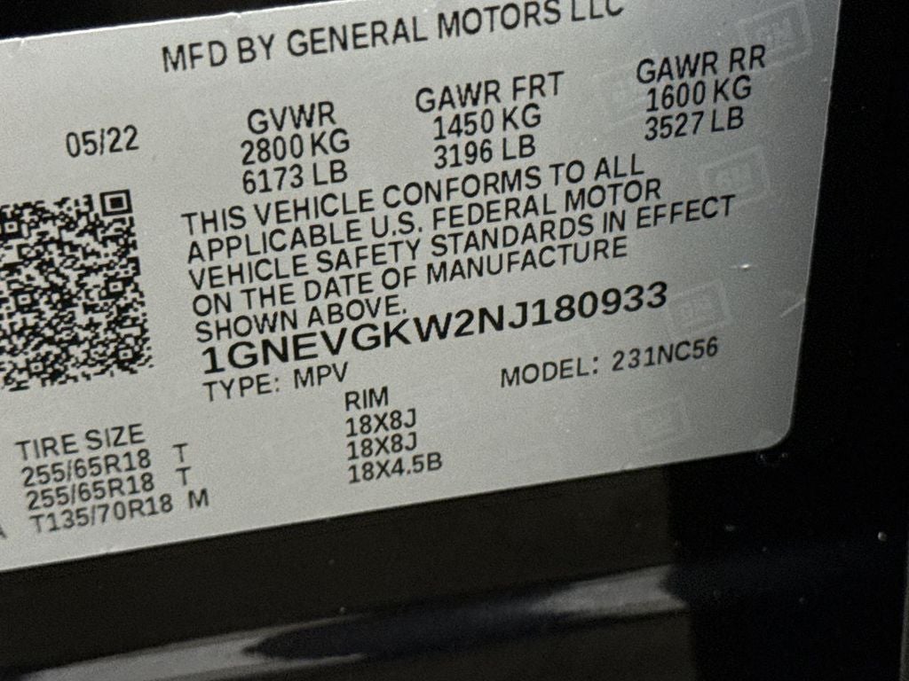 2022 Chevrolet Traverse LT