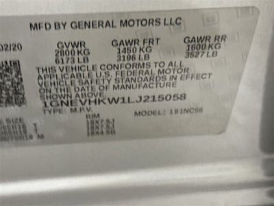 2020 Chevrolet Traverse 3LT